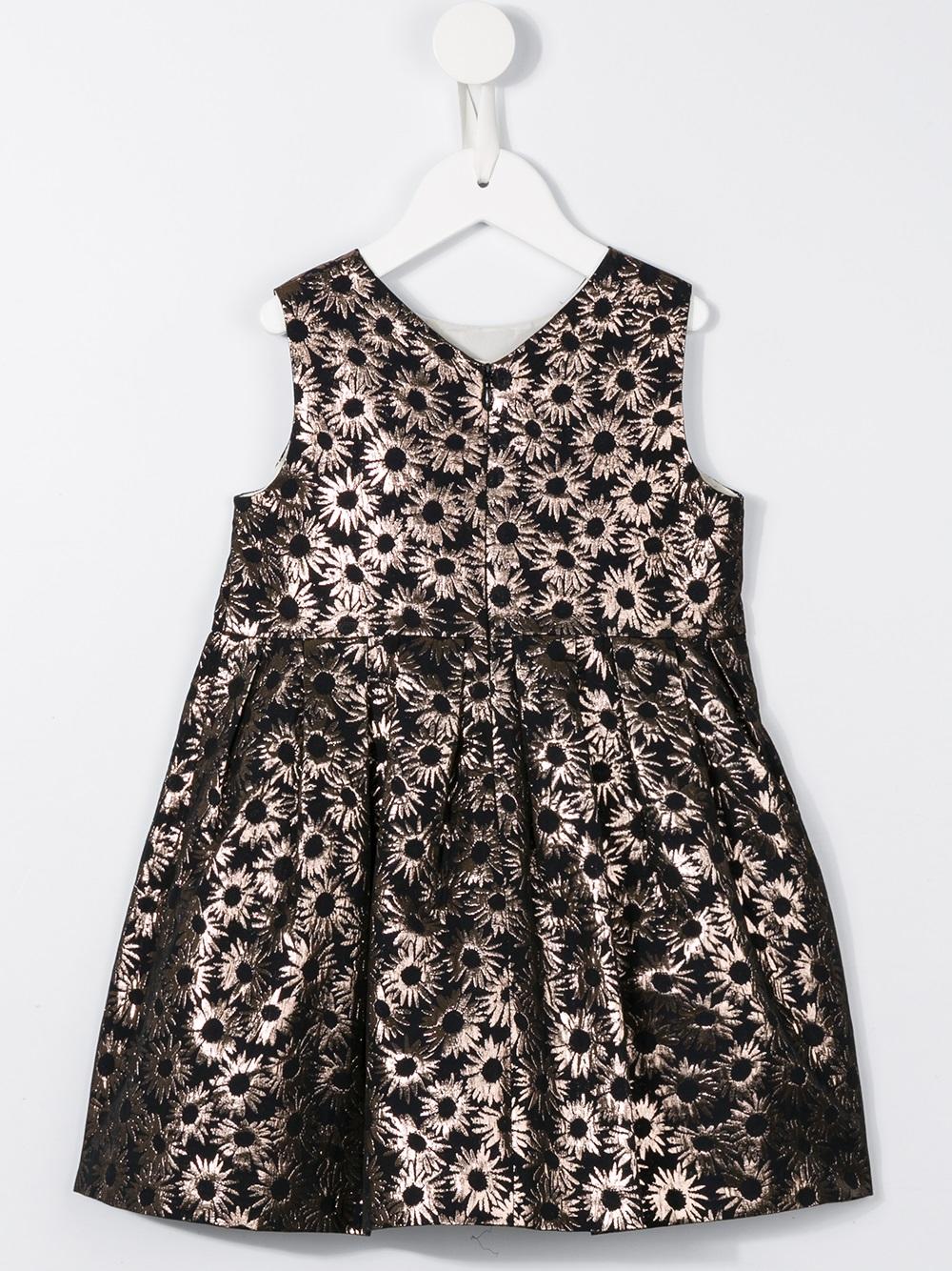 daisy jacquard dress