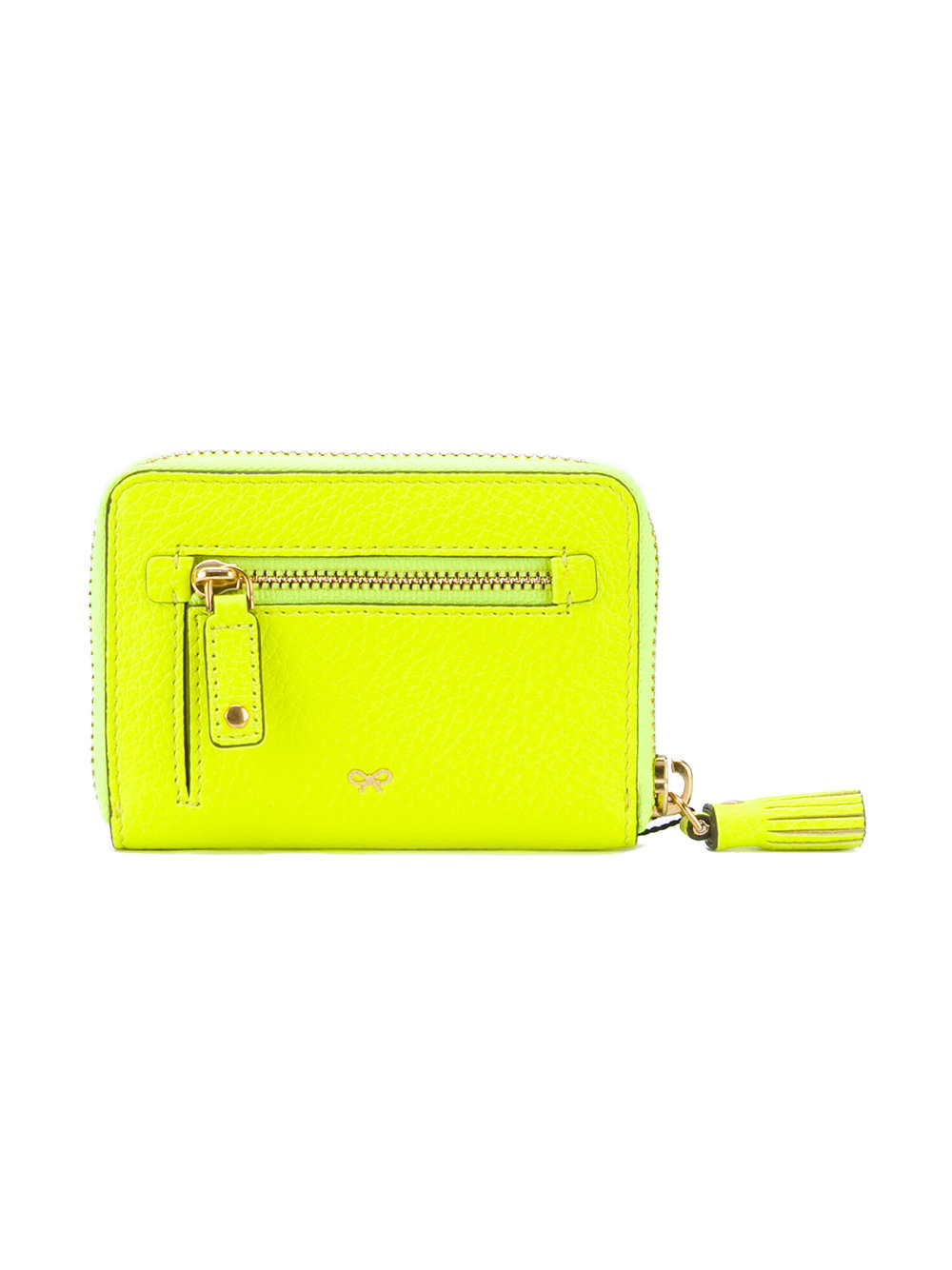 Smiley zip-around purse