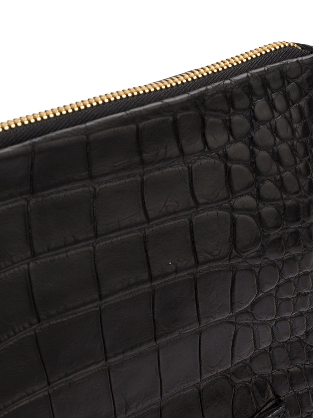 top zip clutch