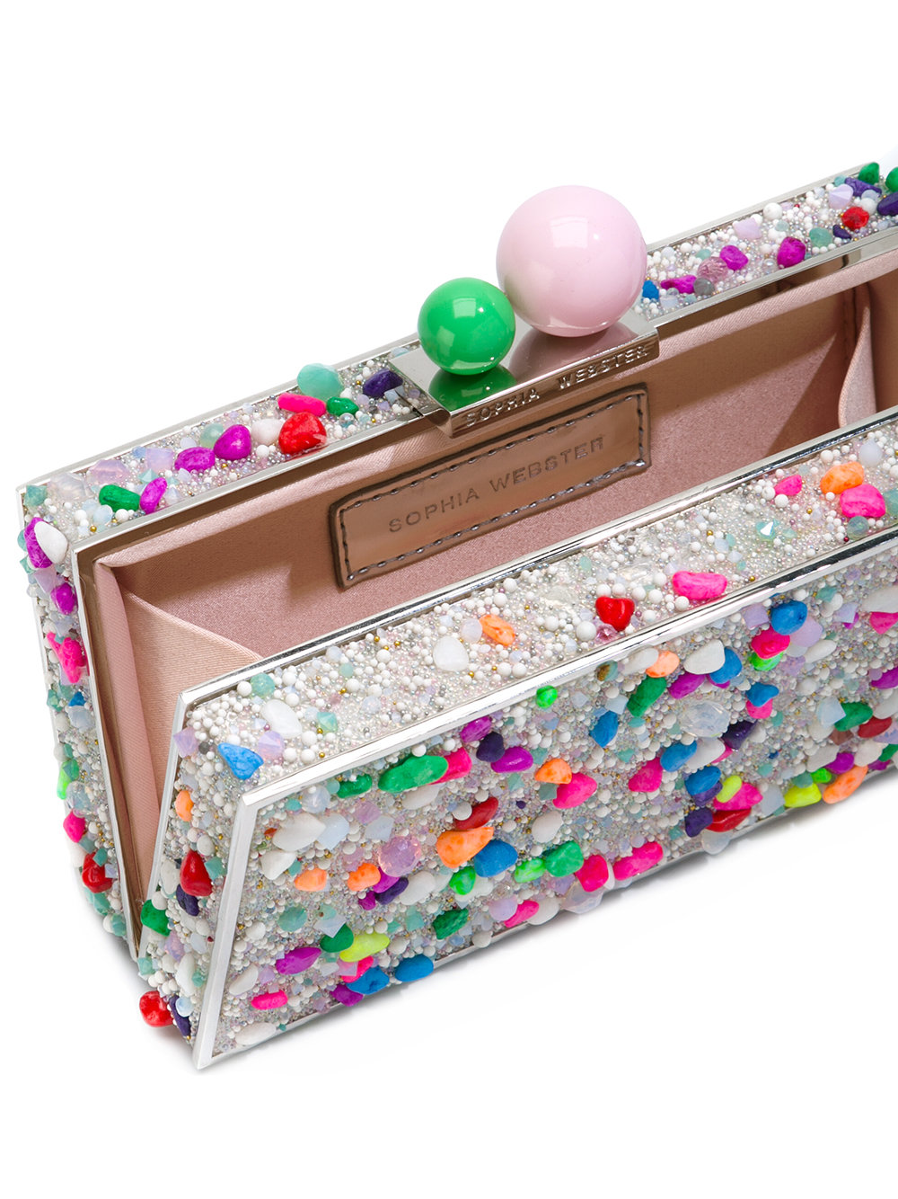 embellished clutch