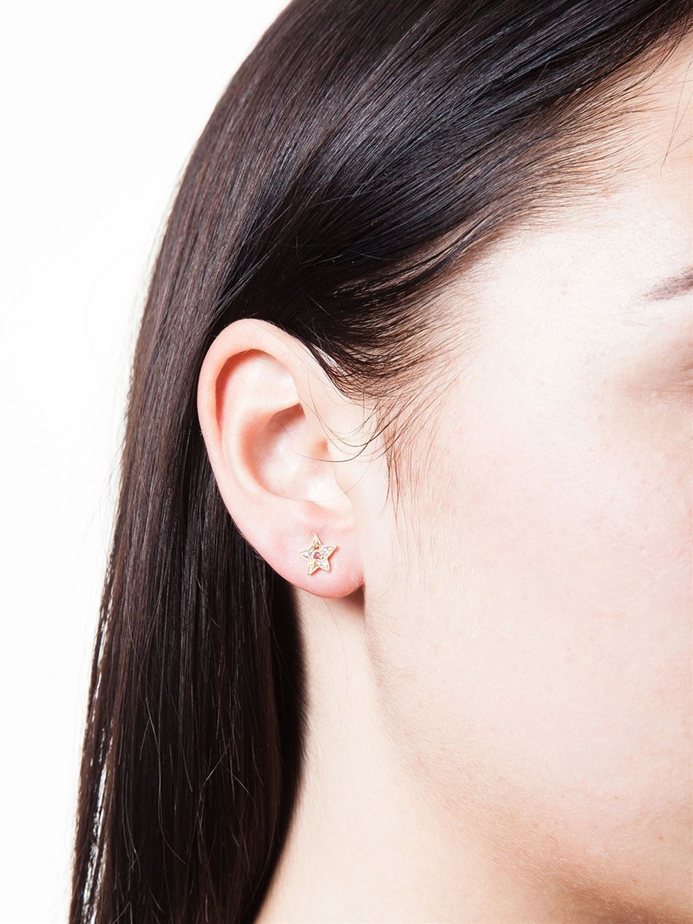 diamond star stud earring