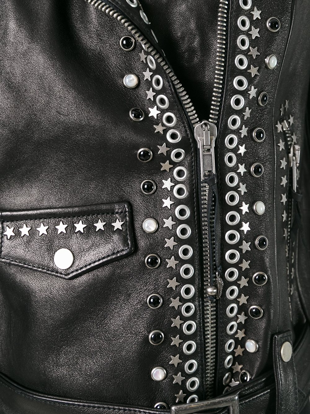 studded biker jacket