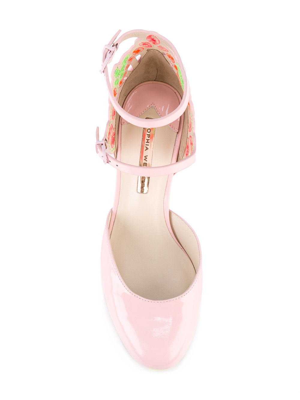 embellished cut-out pumps