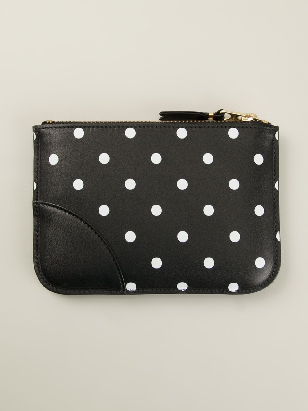 'Polka Dots Printed'拉链钱包