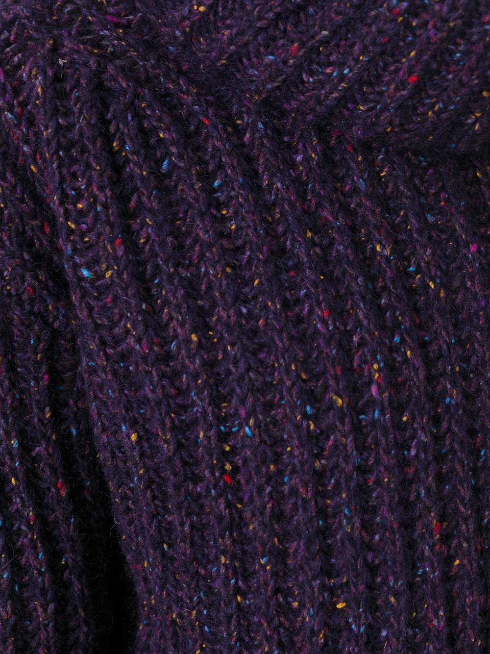 ribbed roll neck jumper