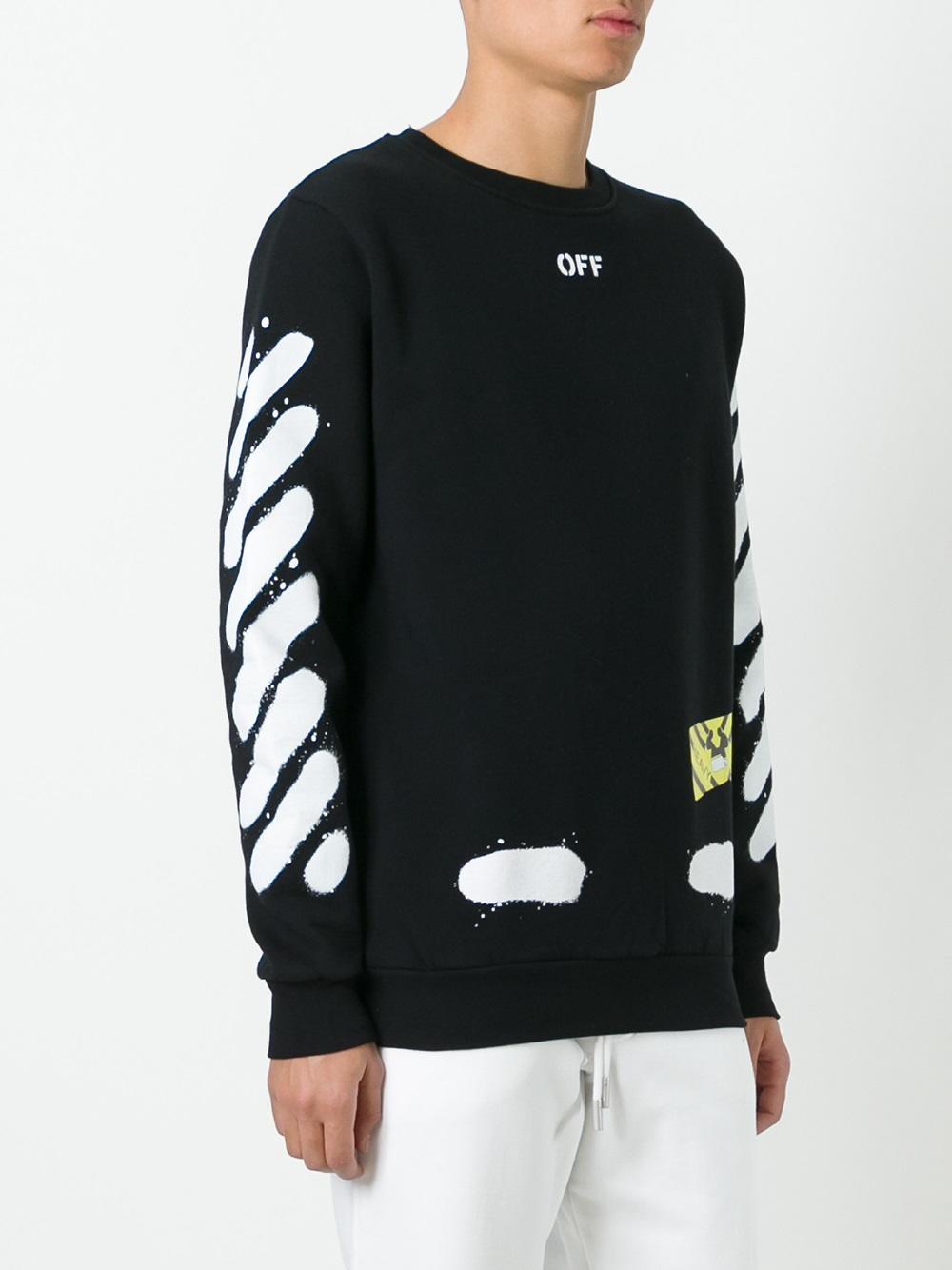 Diagonal Spray sweatshirt