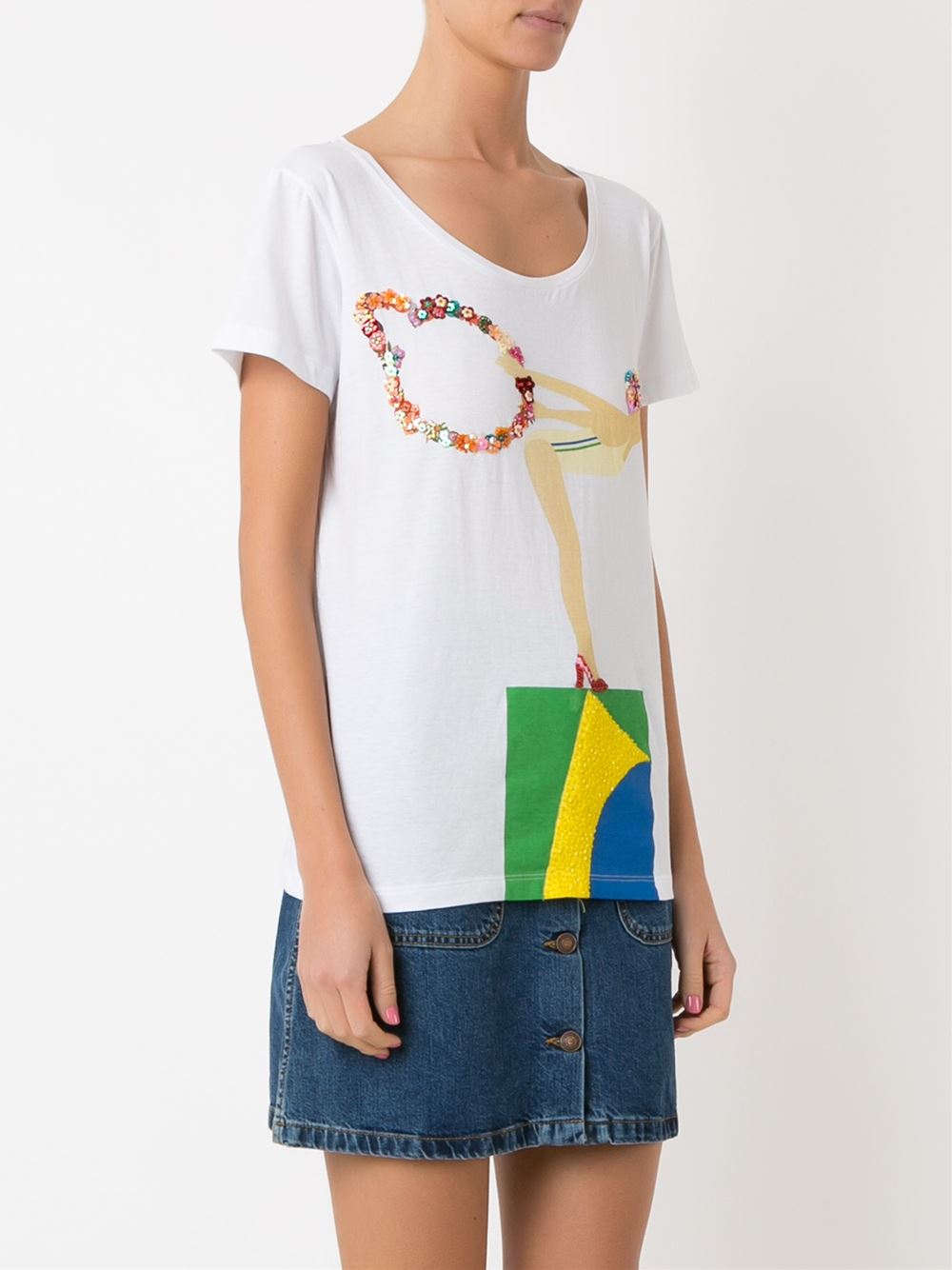embroidered t-shirt