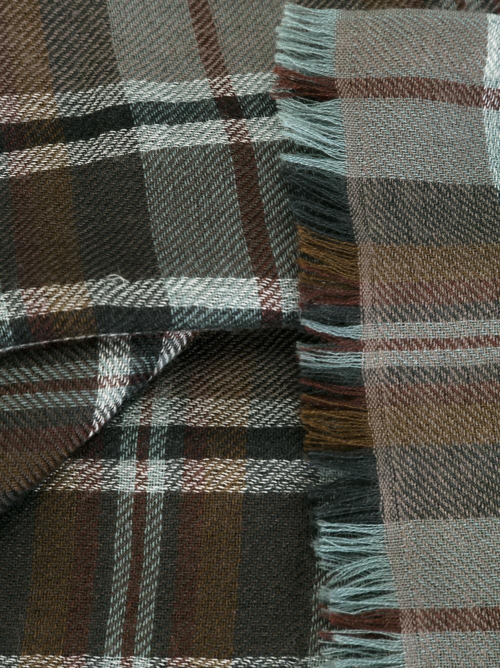 checked scarf