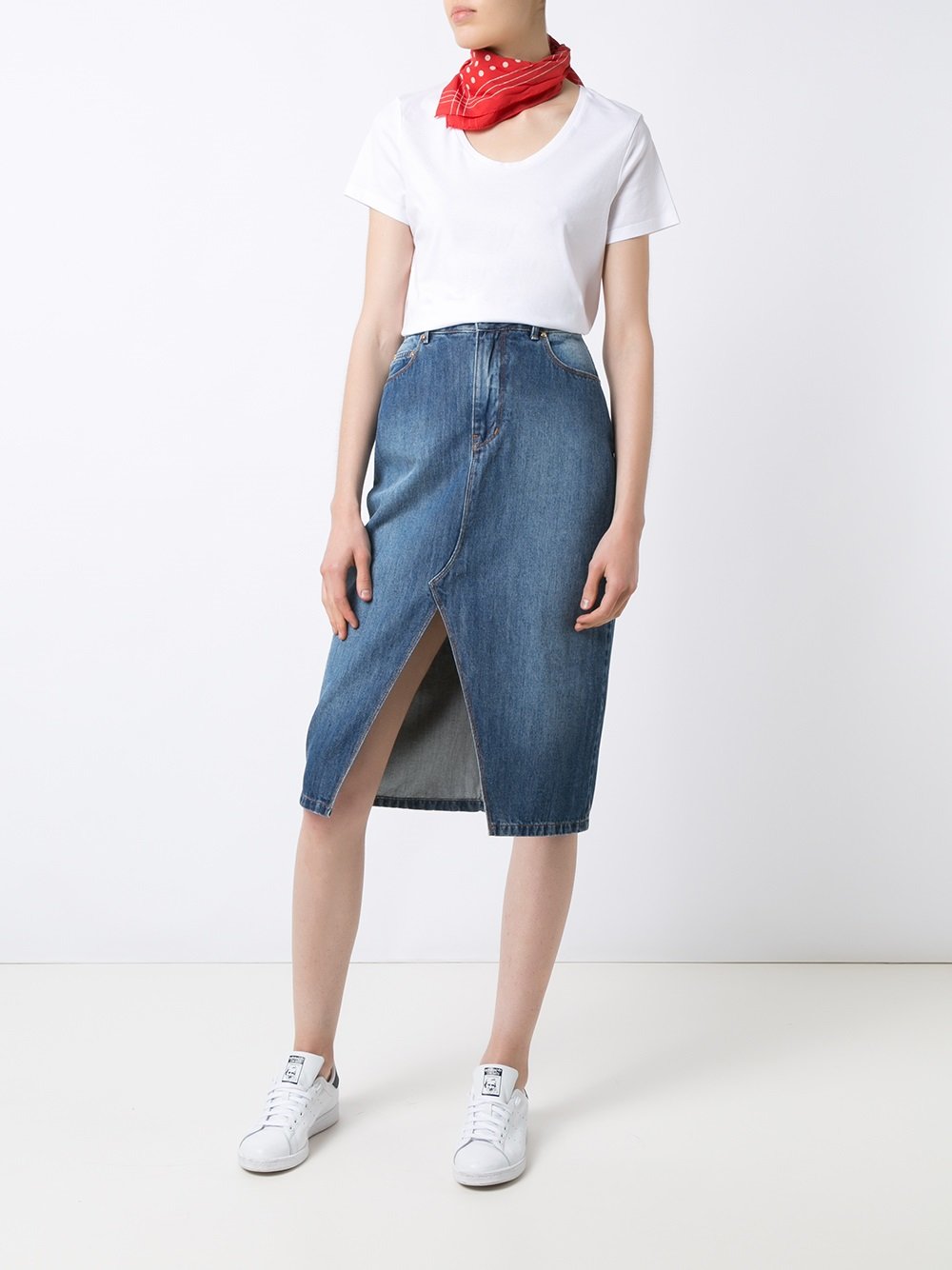 straight jeans skirt