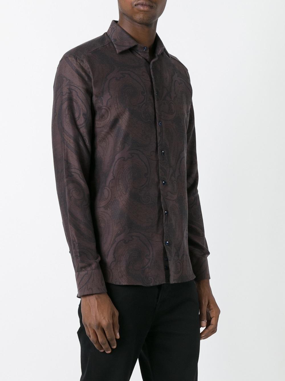 paisley print shirt 
