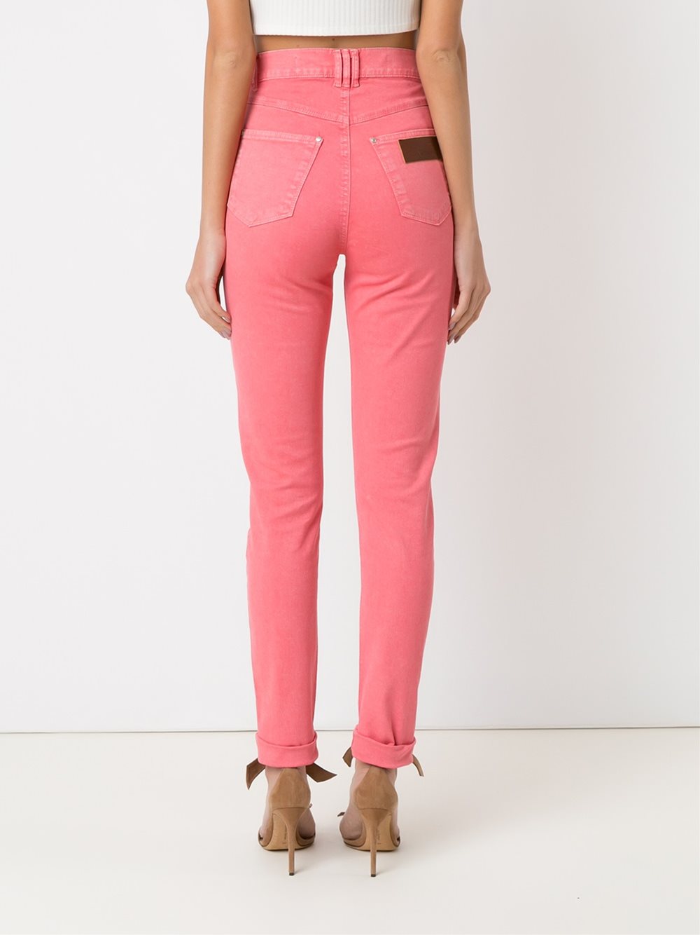 high waisted skinny jeans