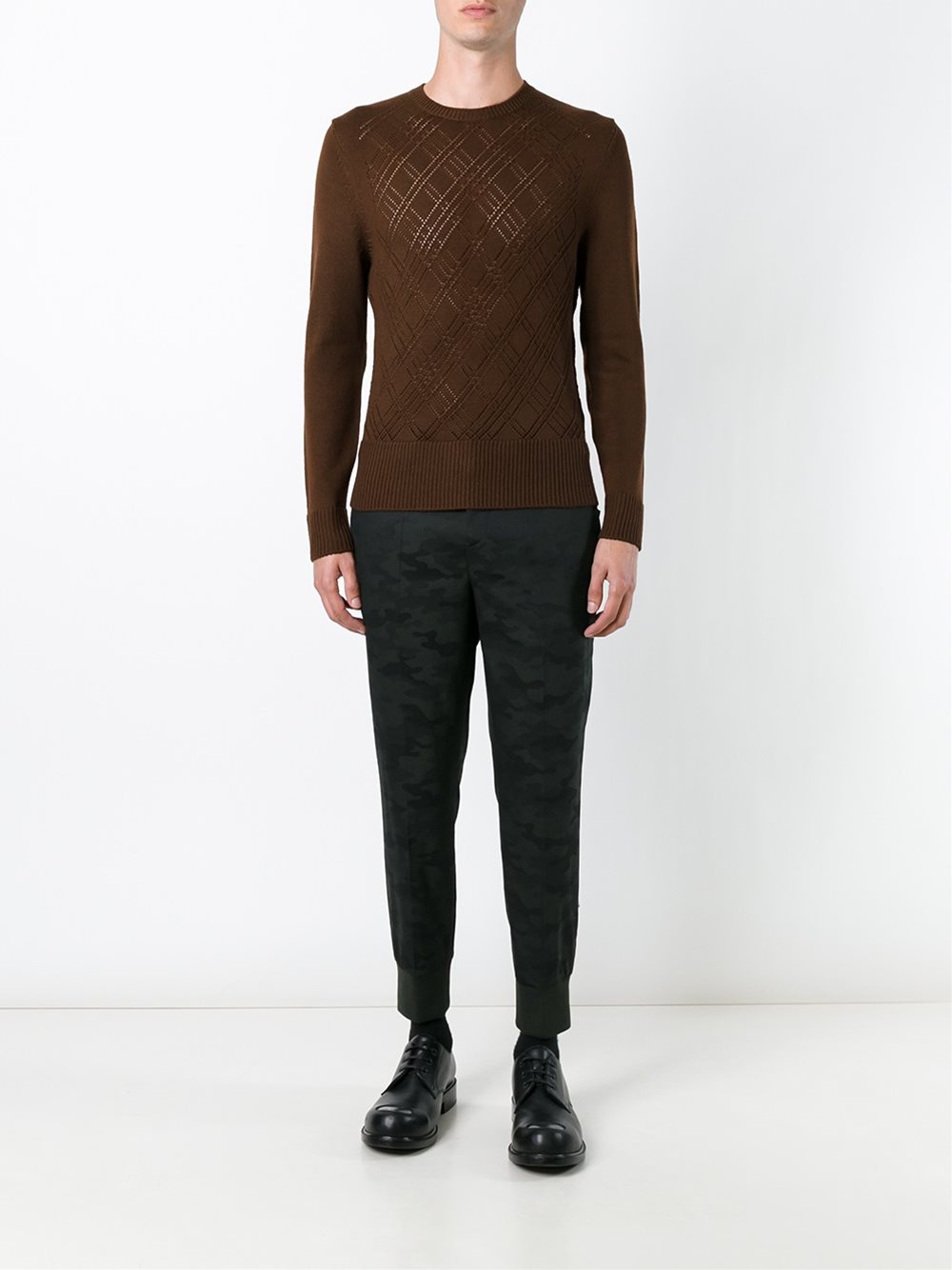 tapered tailored trousers