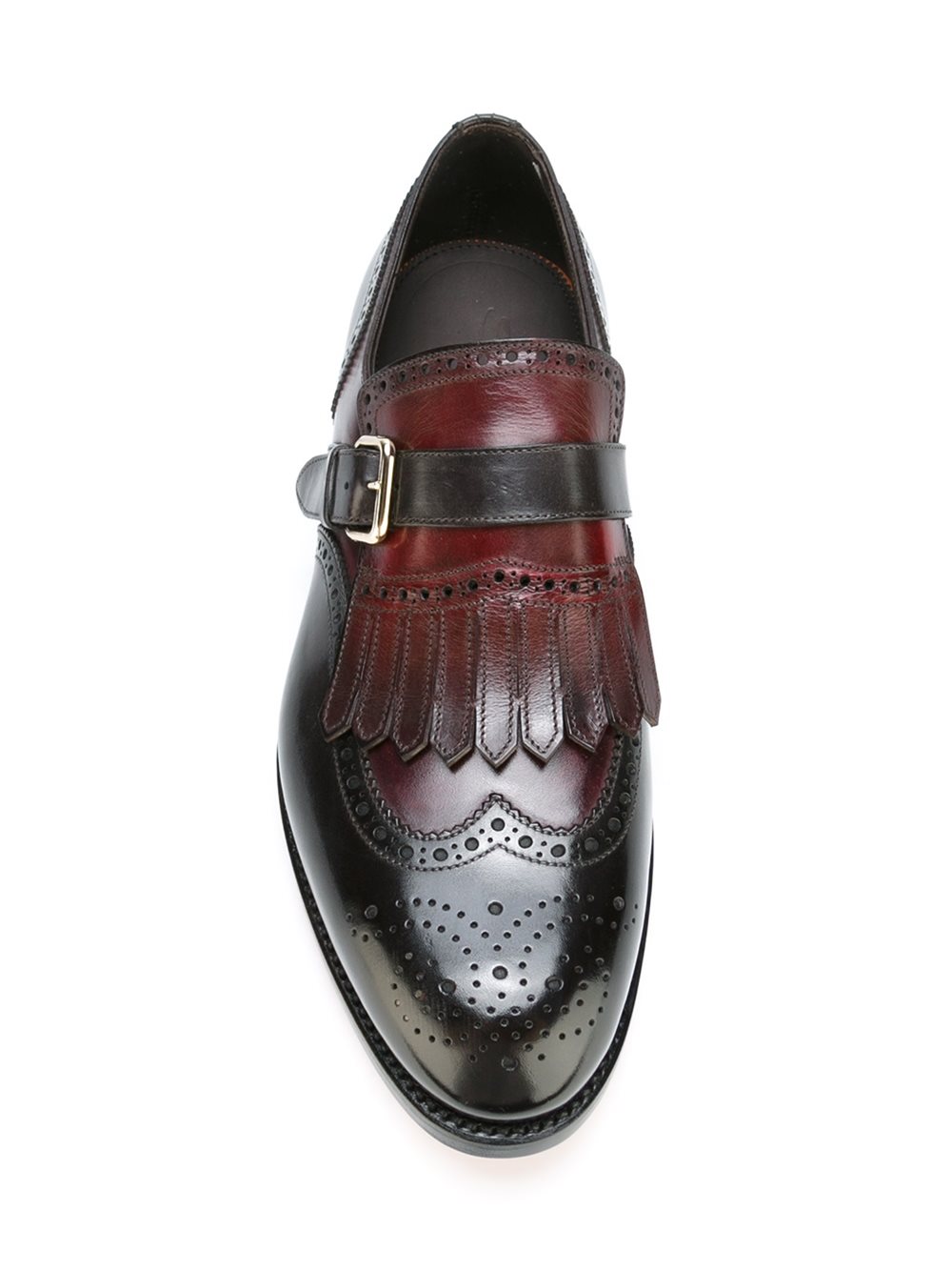 kiltie detail loafers