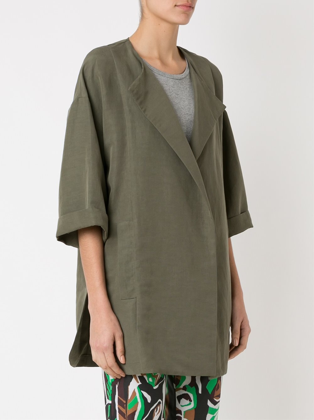 short sleeves parka