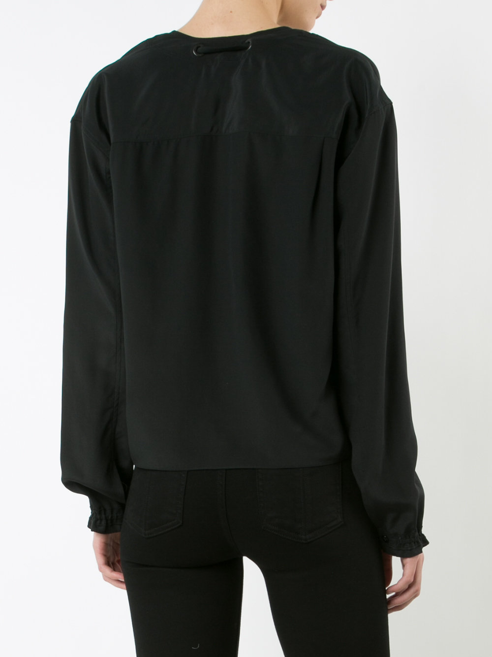 drawstring top