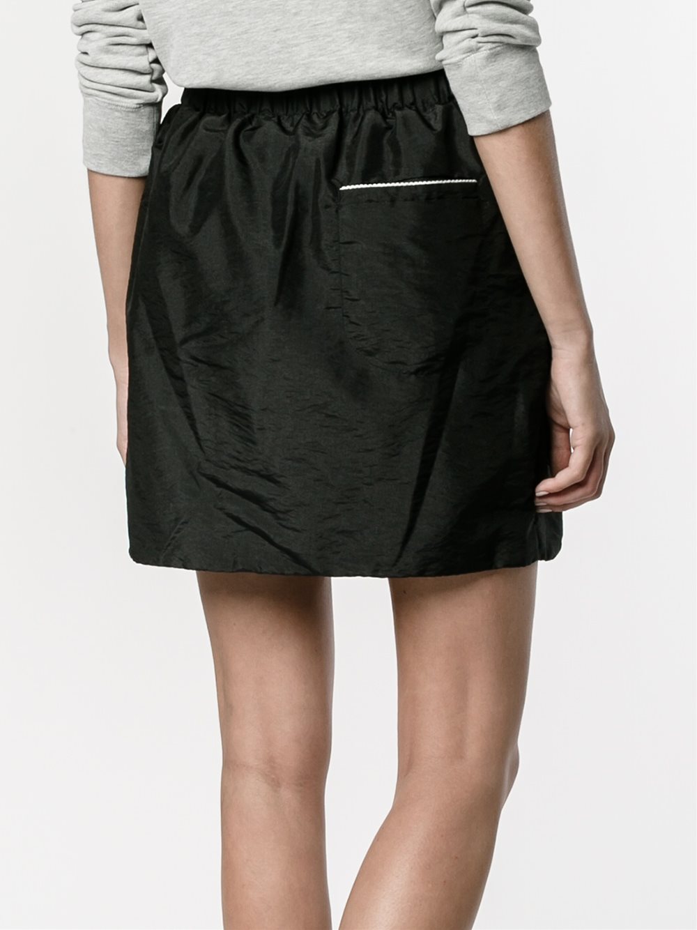 patch pocket mini skirt