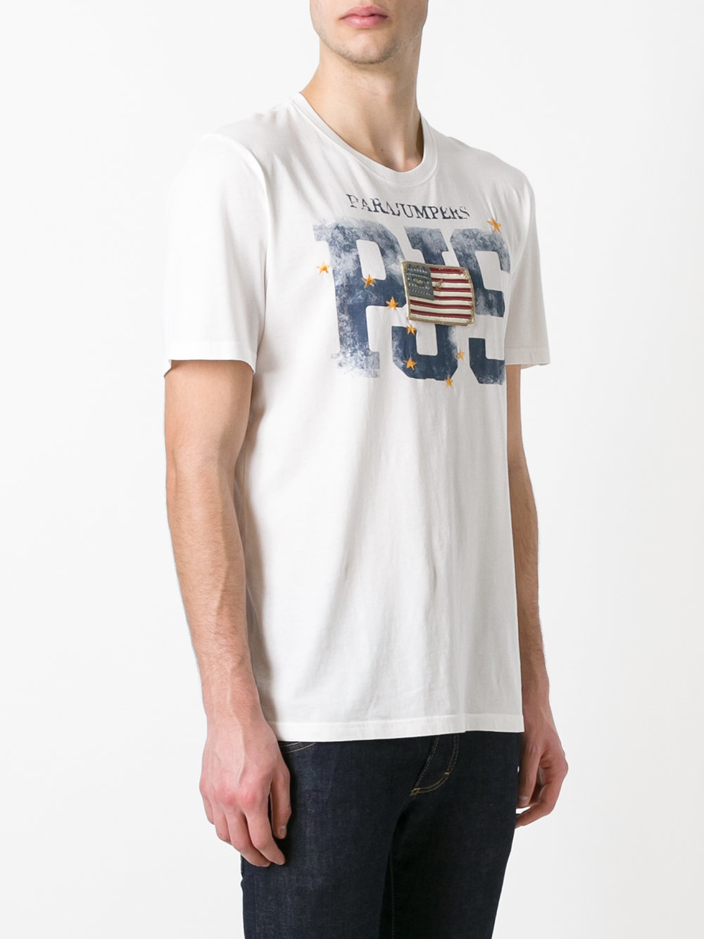 flag patch T-shirt