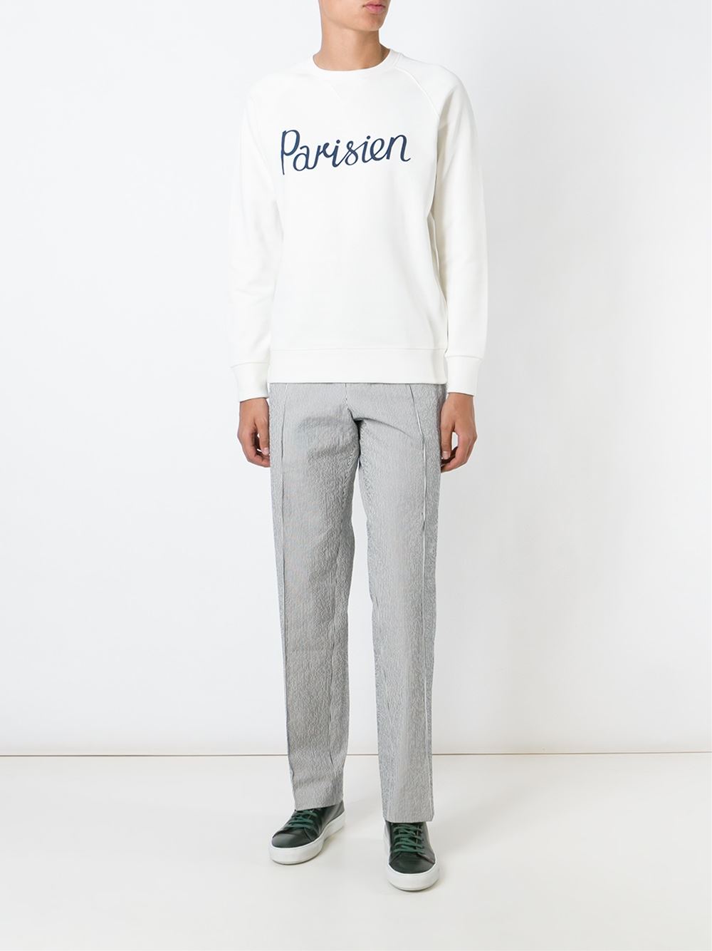 Parisien print sweatshirt