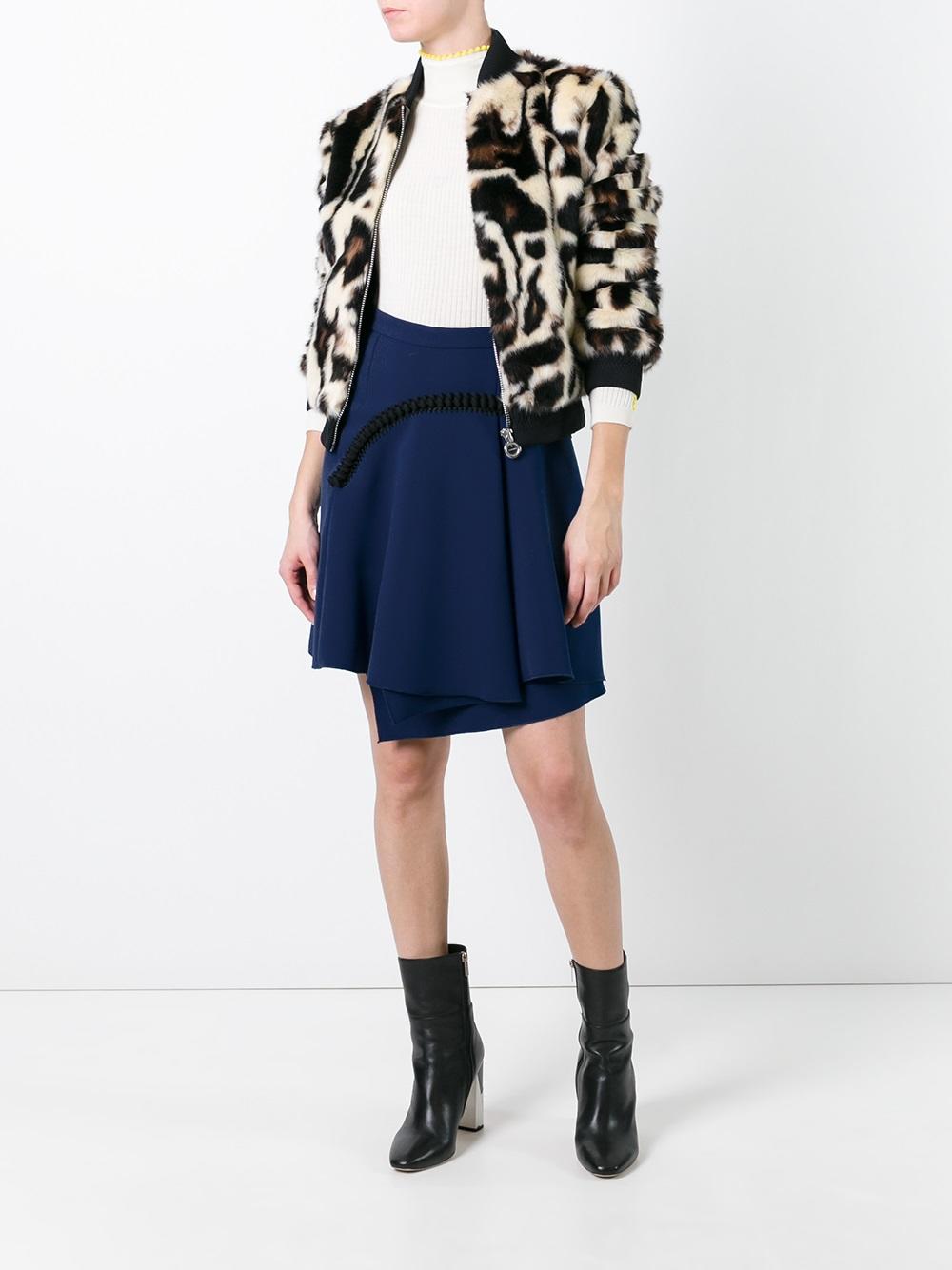 asymmetric wrap skirt