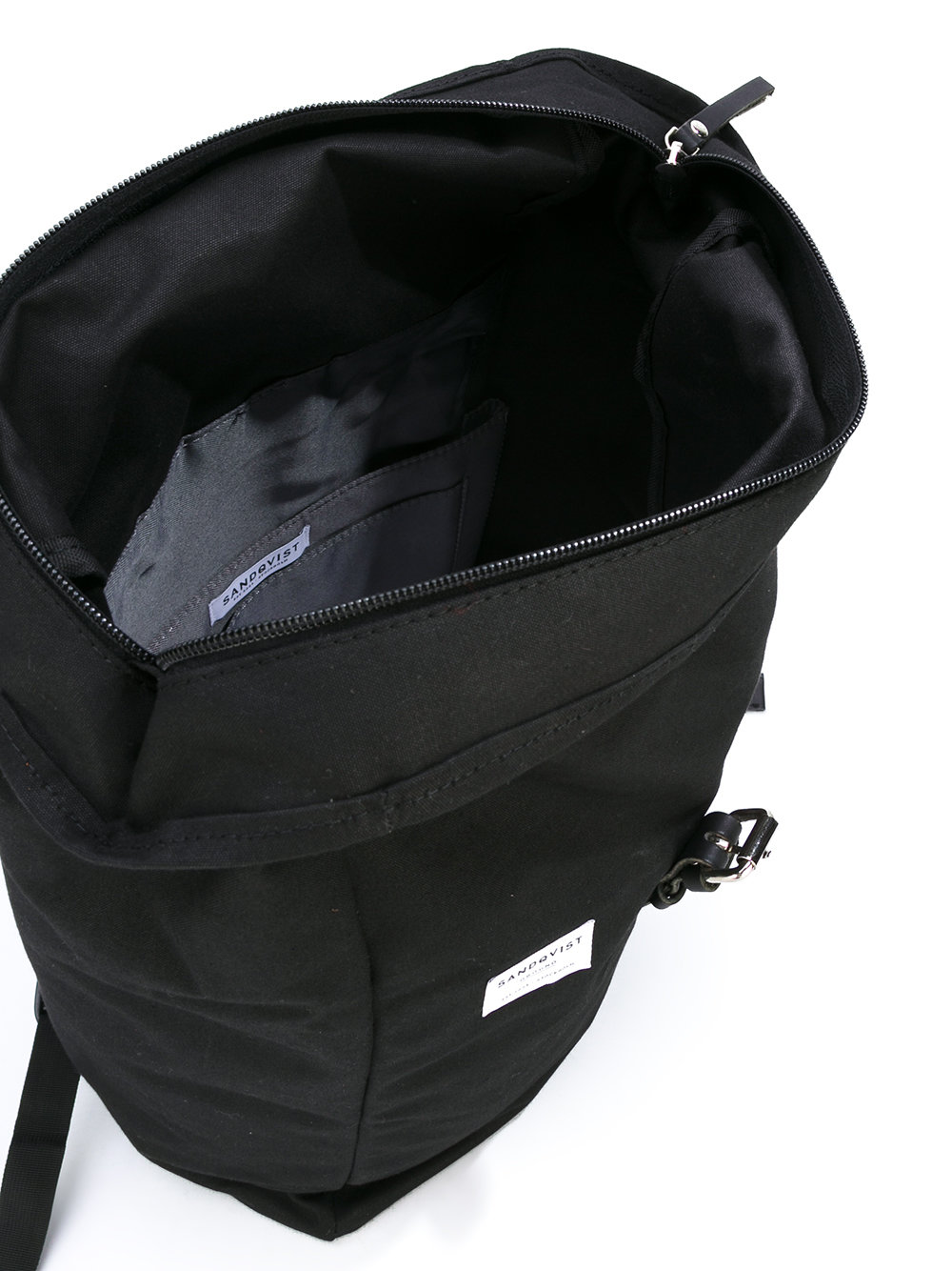 leather trim backpack 
