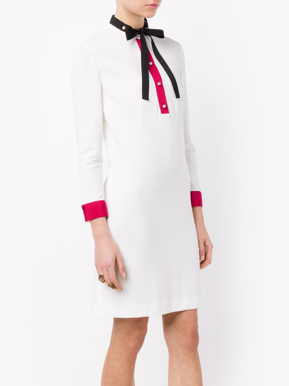 long sleeve shift dress