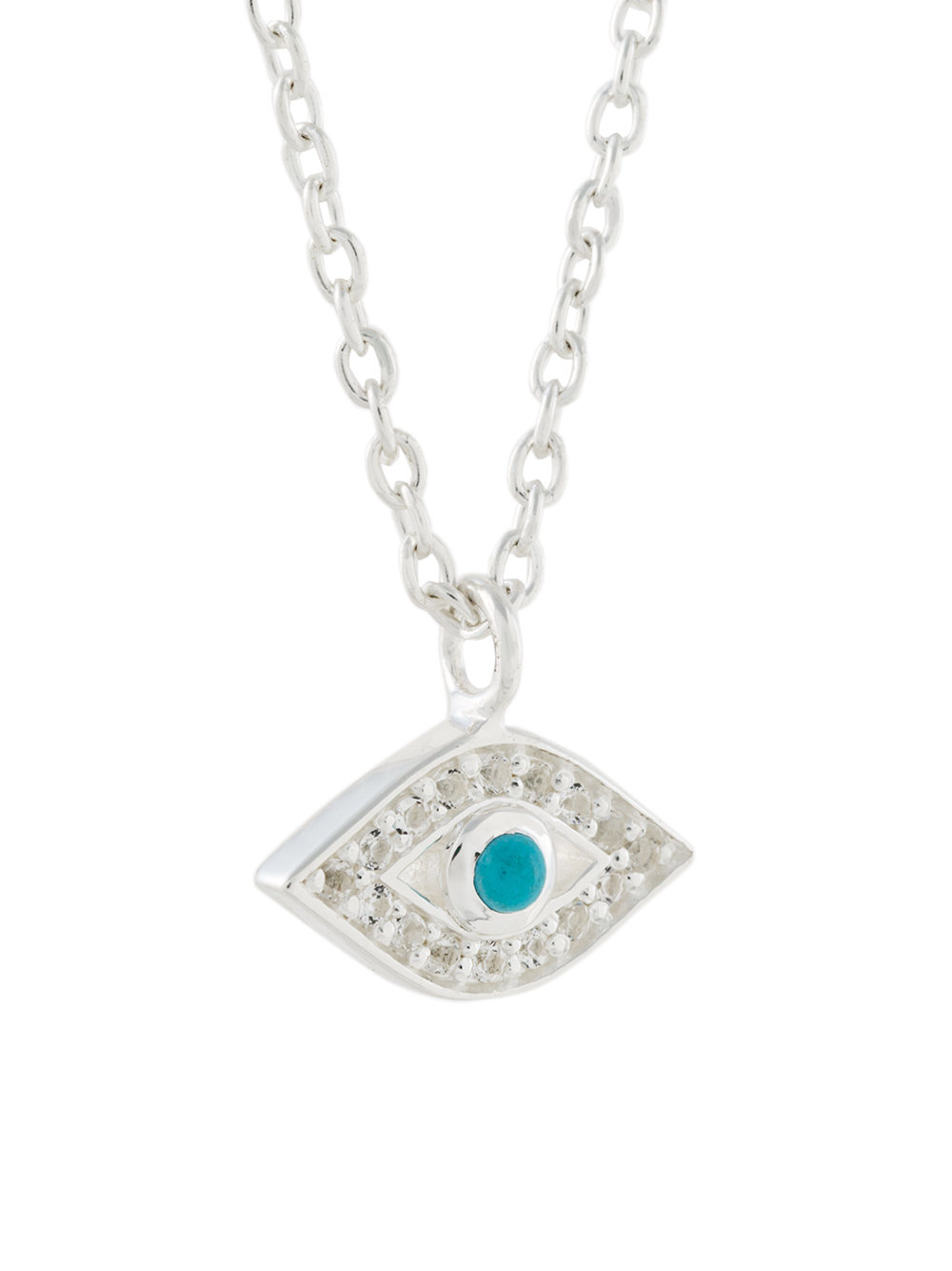 'Mini Evil Eye Biography' pendant