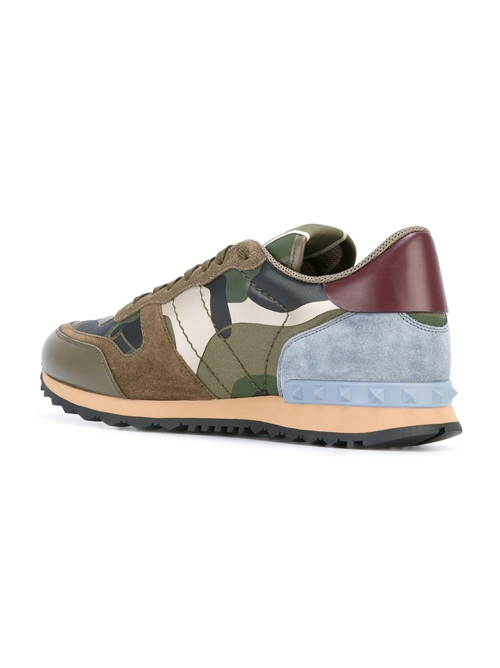 Valentino Garavani Rockrunner camouflage sneakers