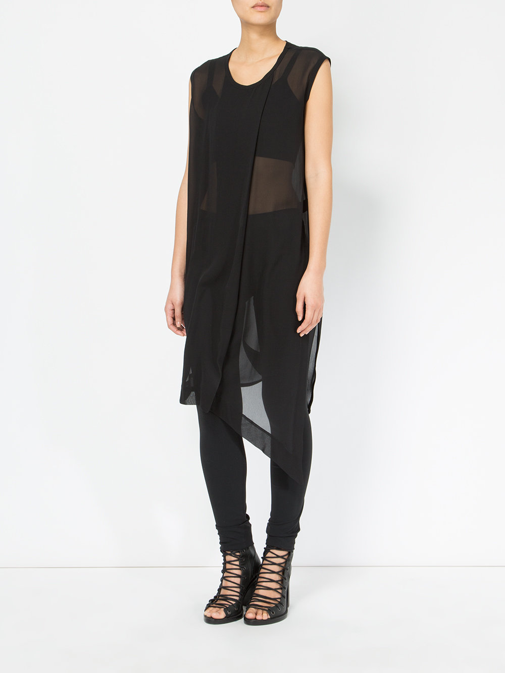 draped front top