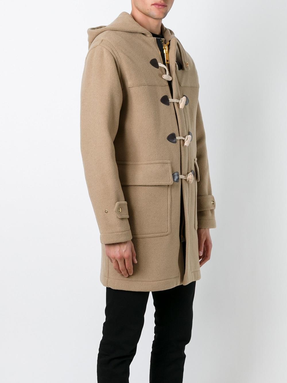 hooded duffle coat