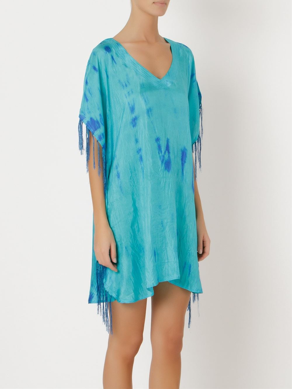 tie-dye kaftan