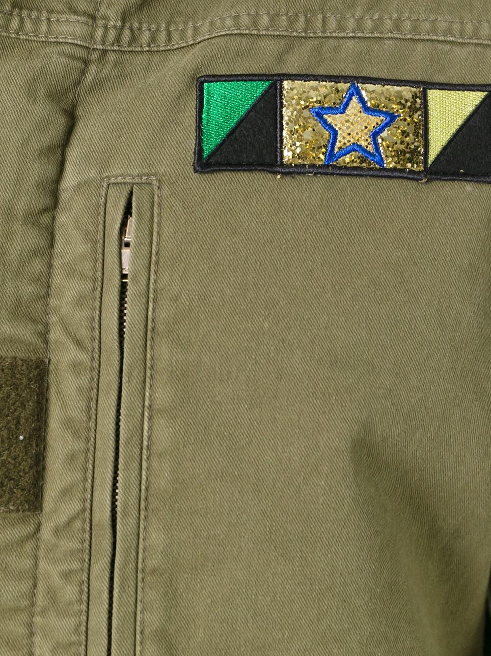 Sweet Dreams shark patch military jacket