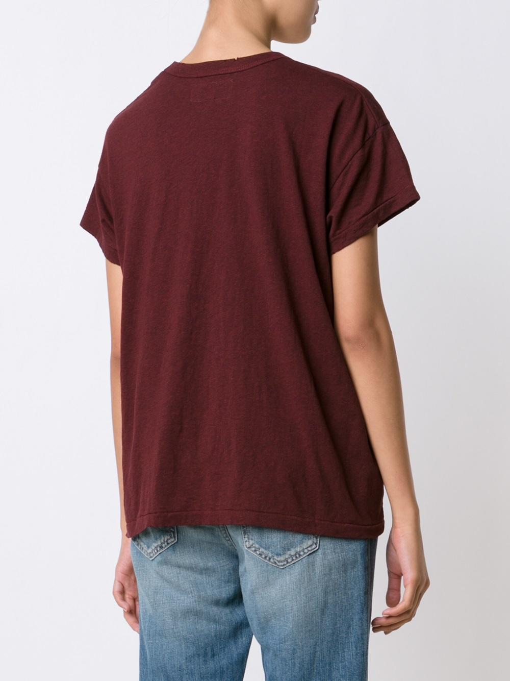 scoop neck T-shirt 