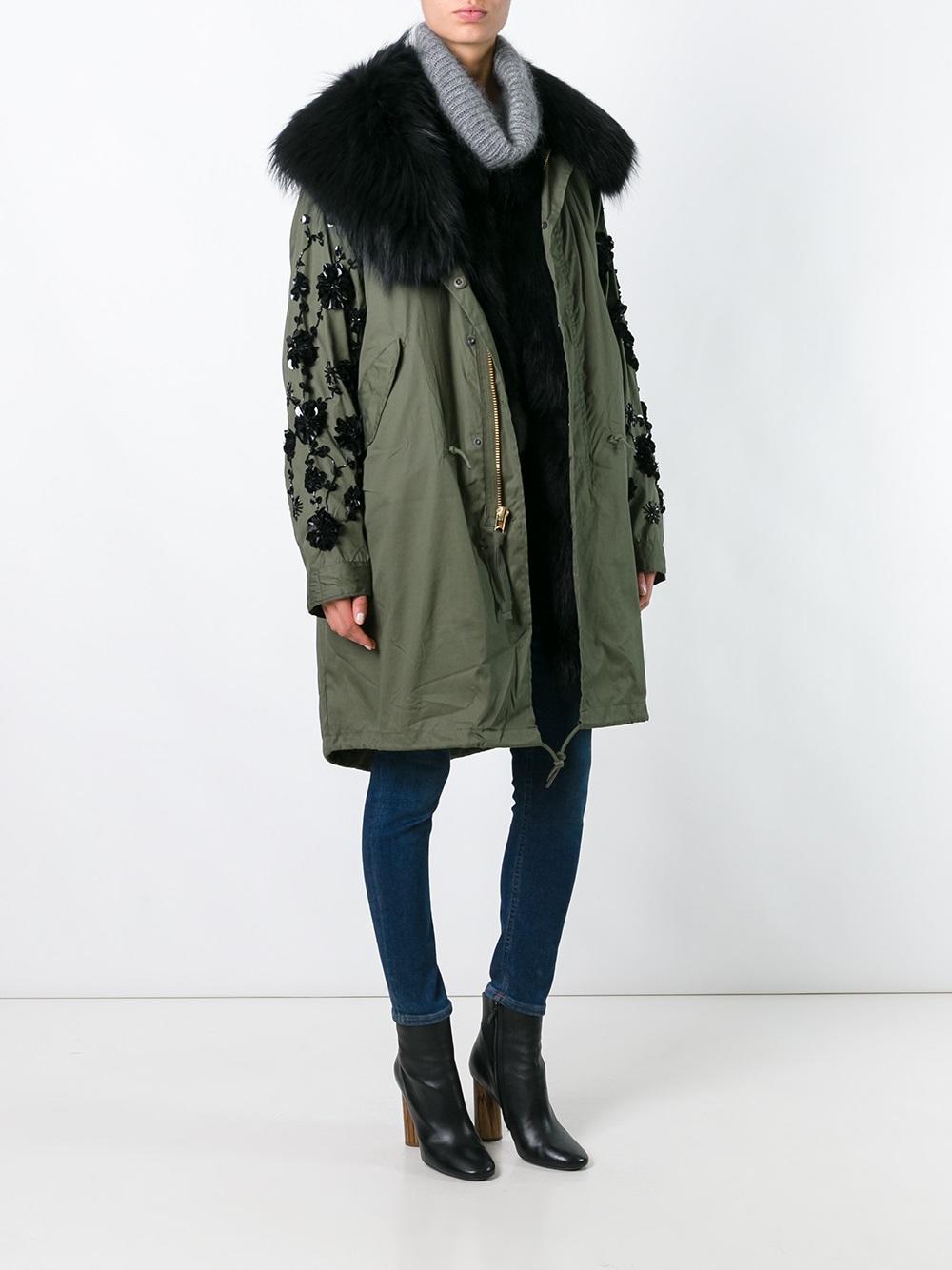 fur lined parka