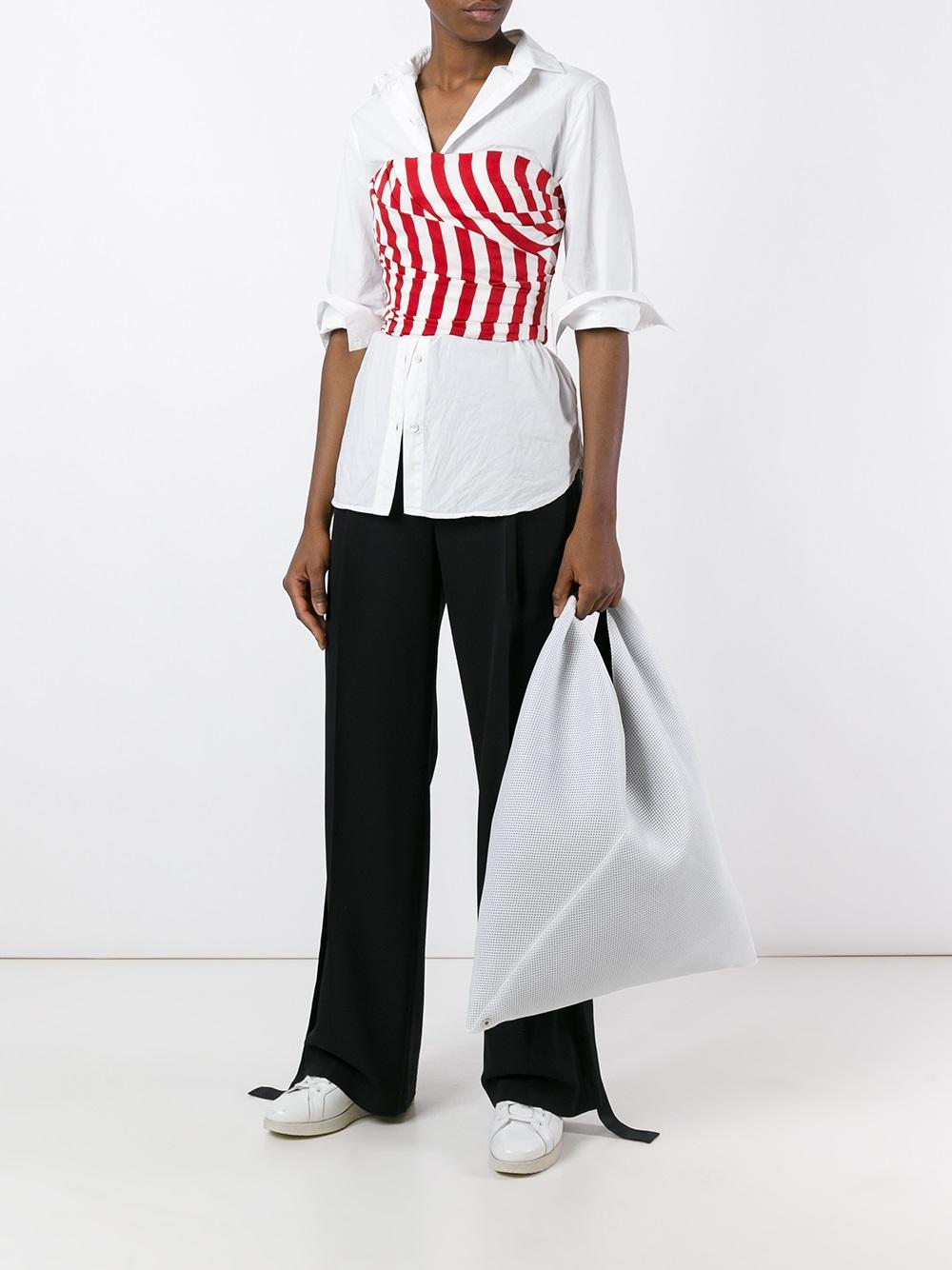 textured sack tote