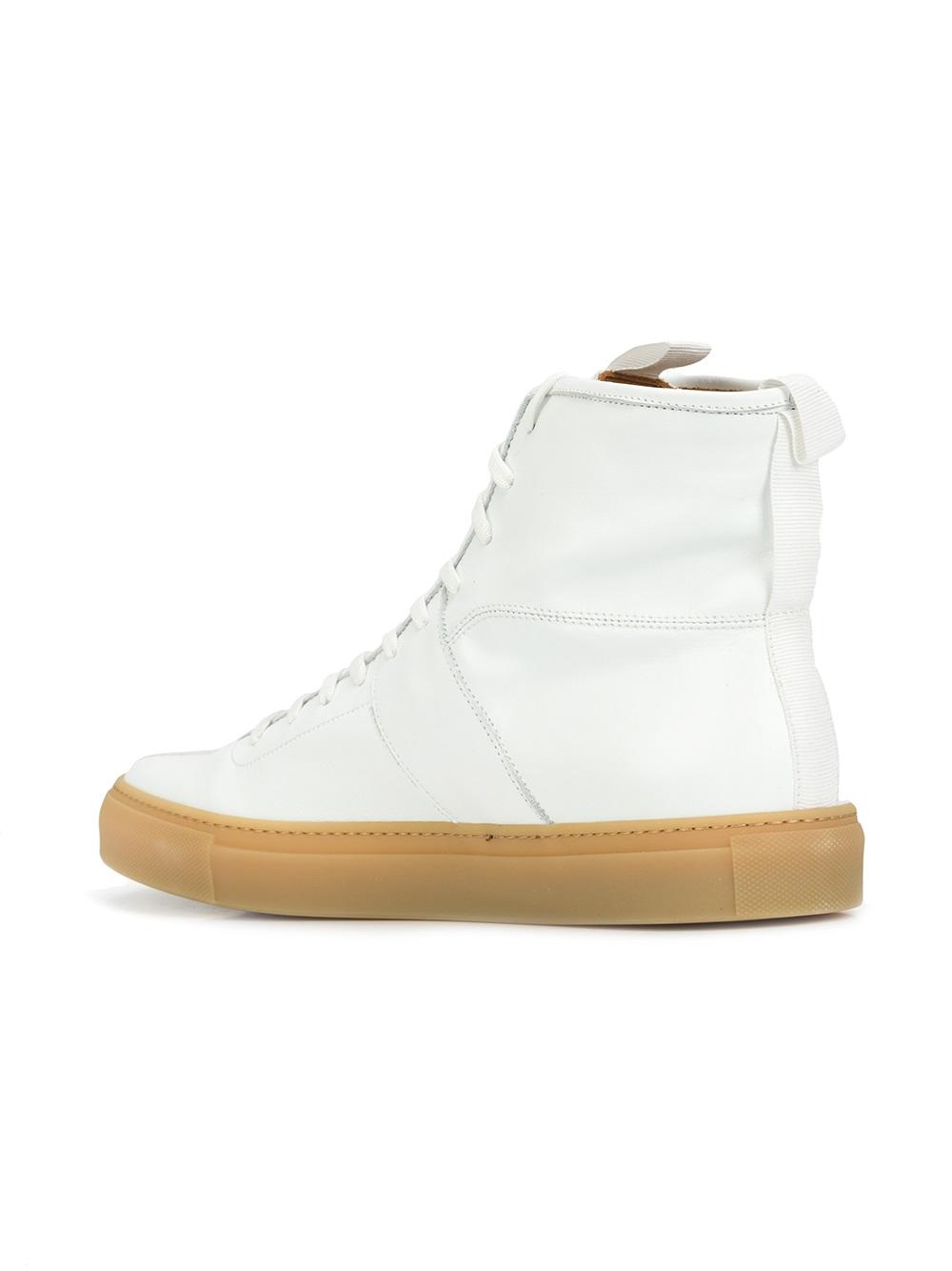 lace-up hi-top sneakers