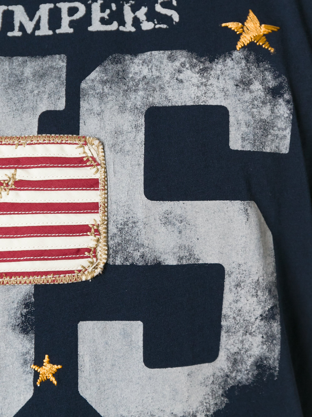 flag patch T-shirt