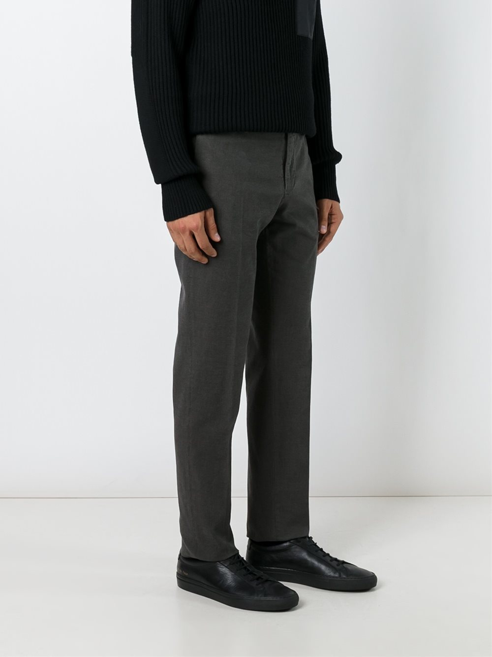 slim fit trousers