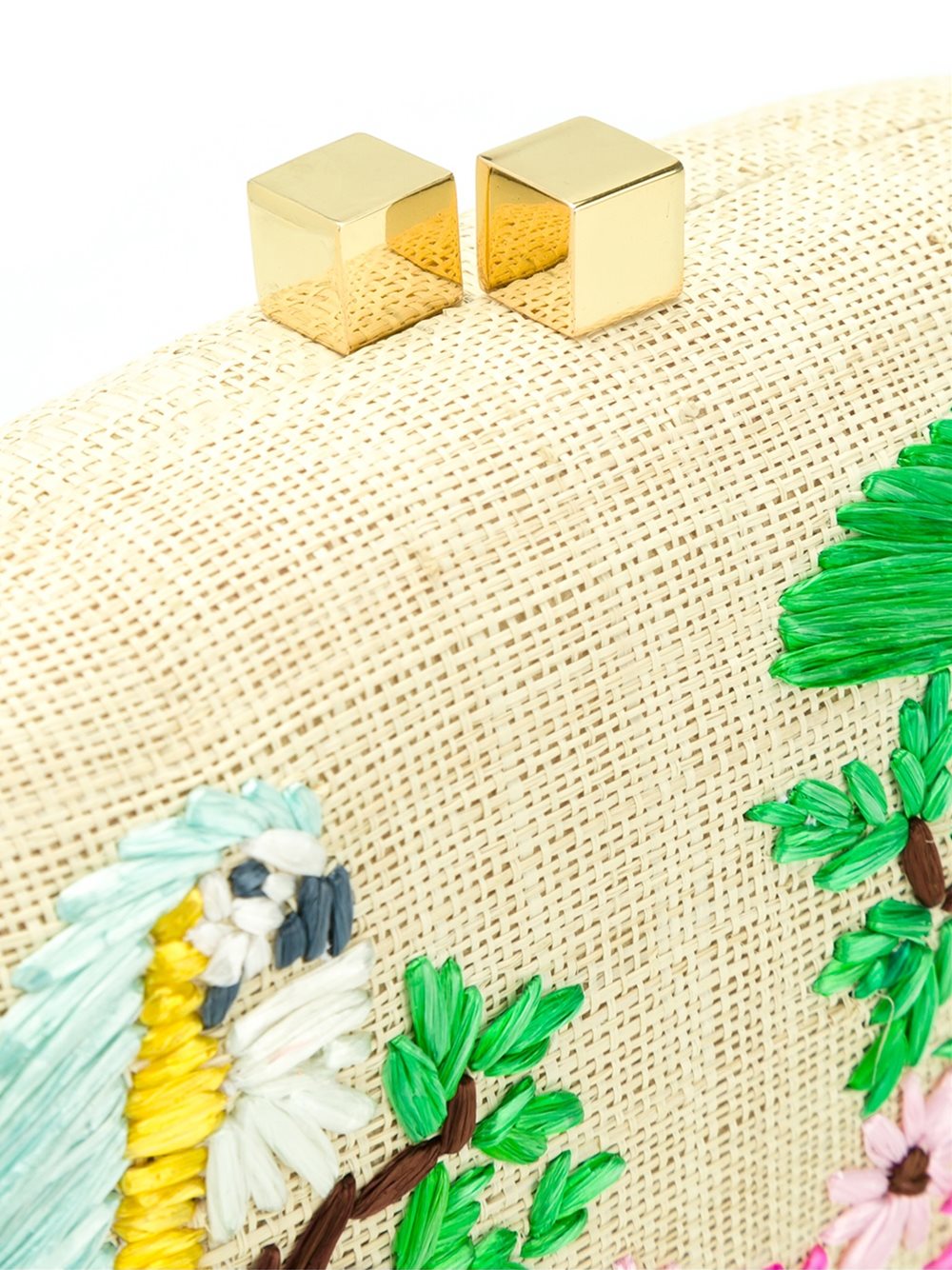 straw clutch bag