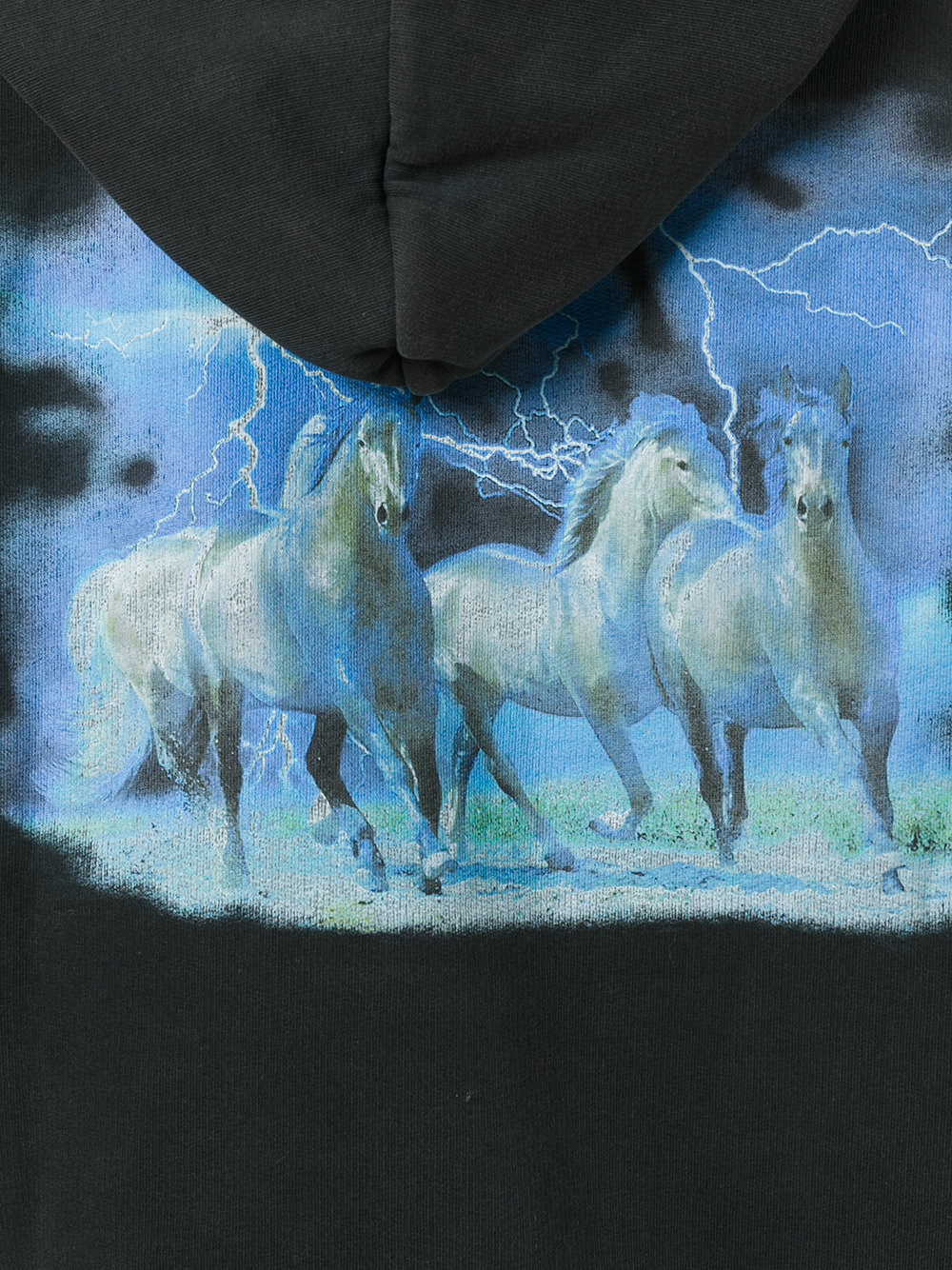 horse print hoodie