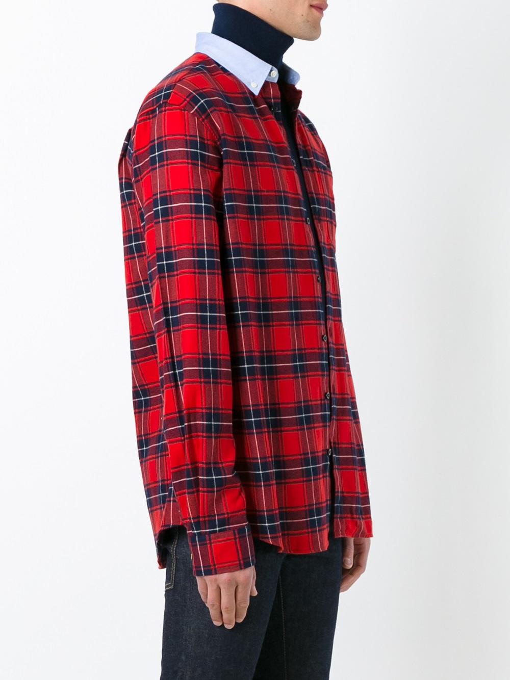 'Clarendon Tartan'格纹衬衫