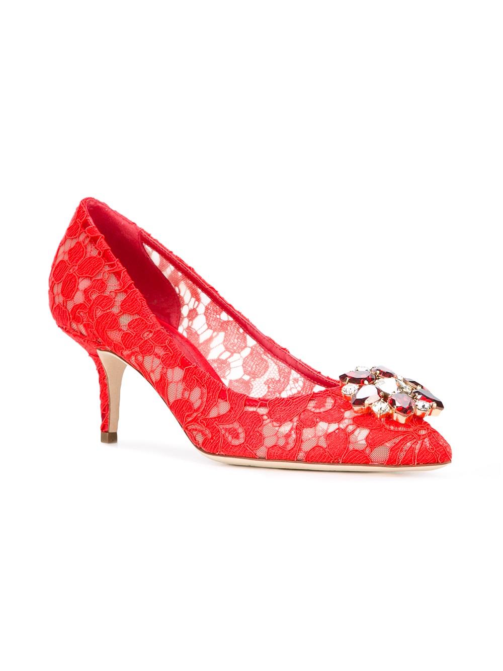 Bellucci lace pumps