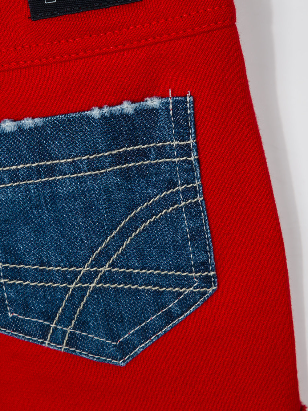 contrasting pocket shorts