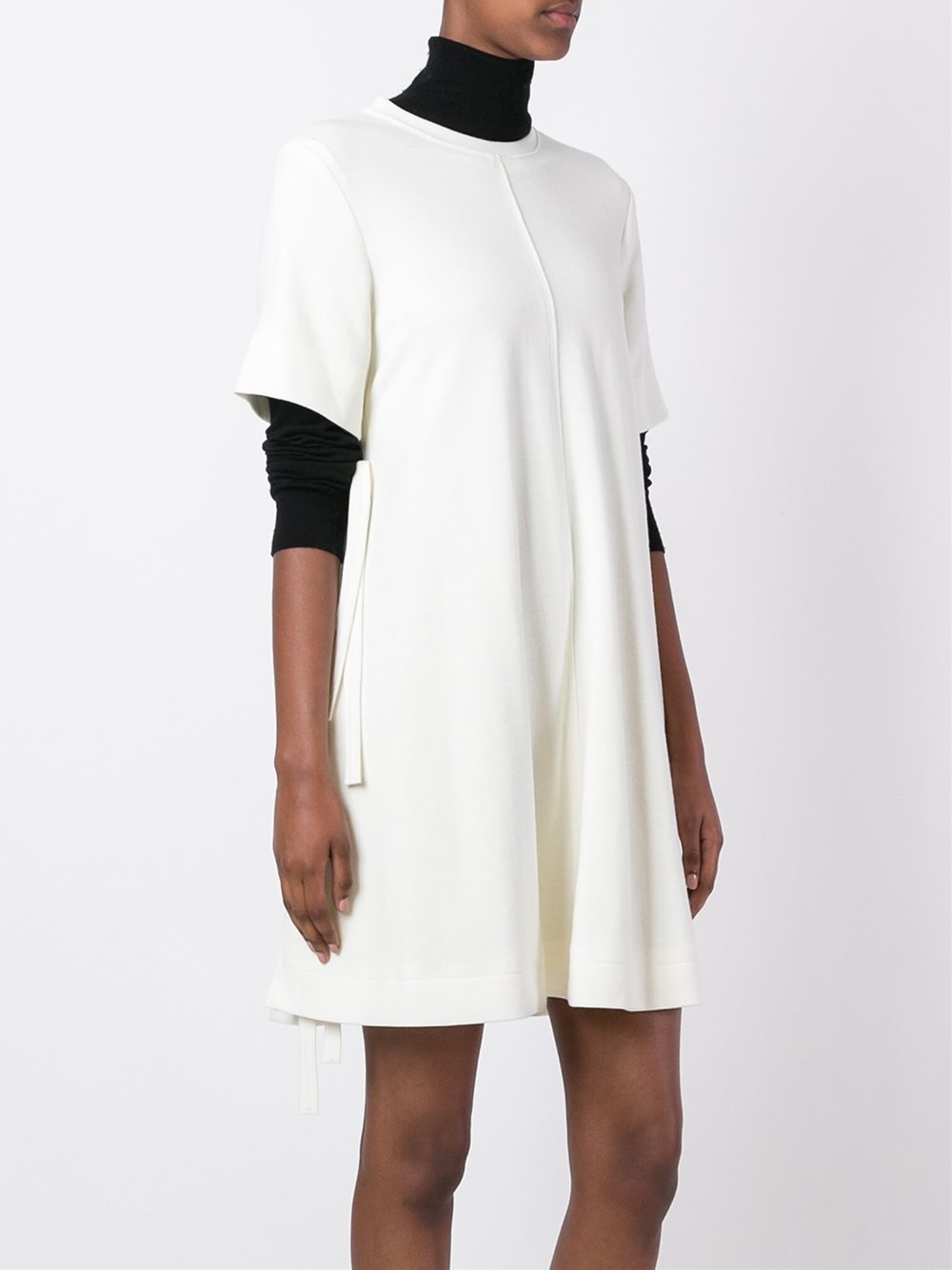 flared T-shirt dress