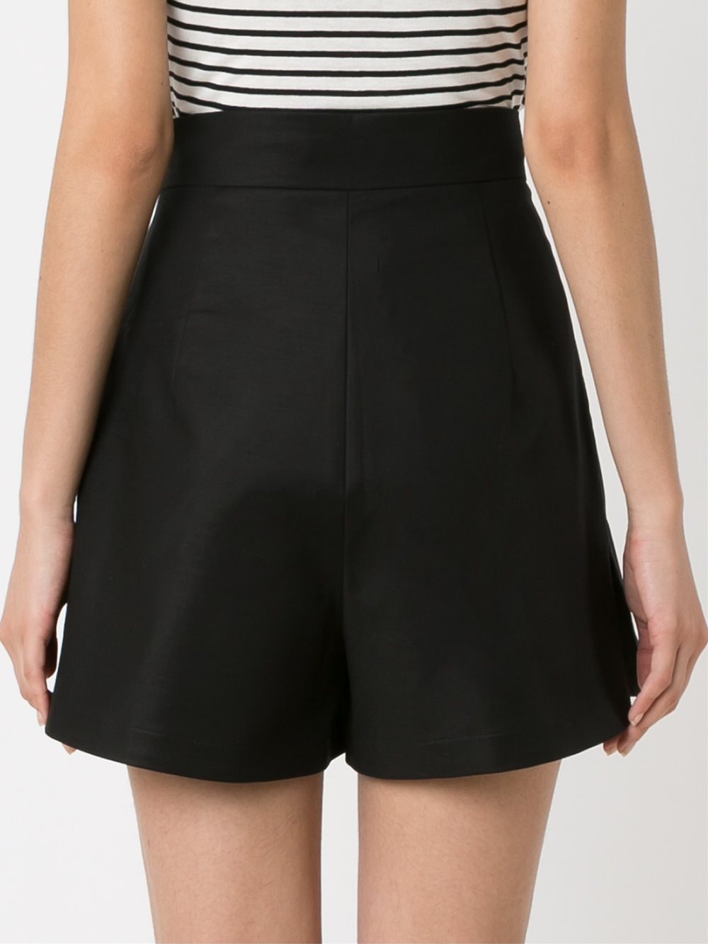 high-waisted shorts