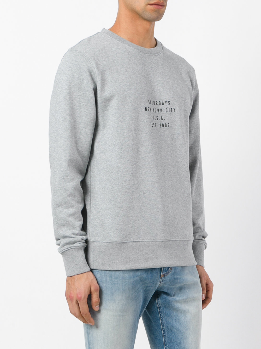 slogan print sweatshirt