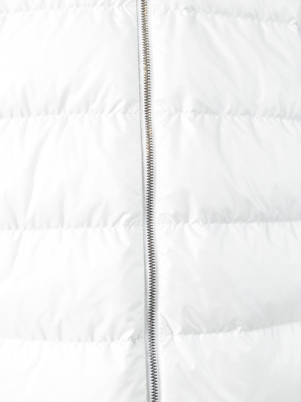 layered padded coat 