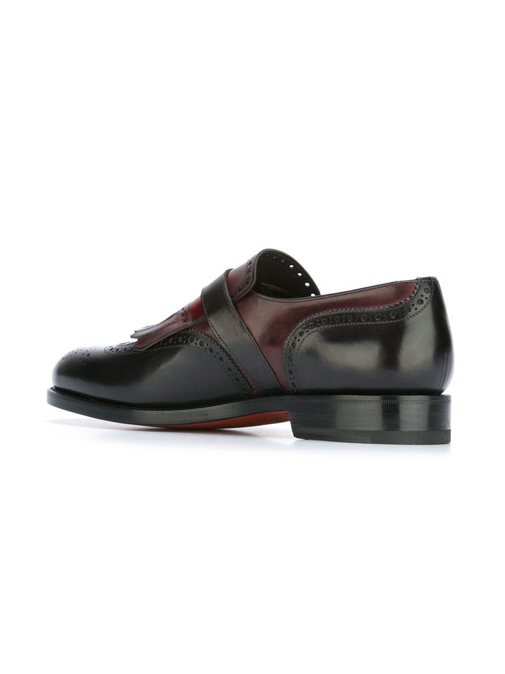 kiltie detail loafers