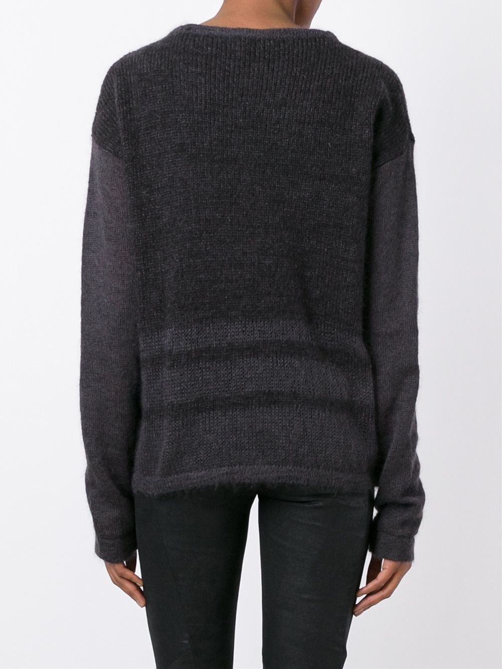 stripe detailing sweater