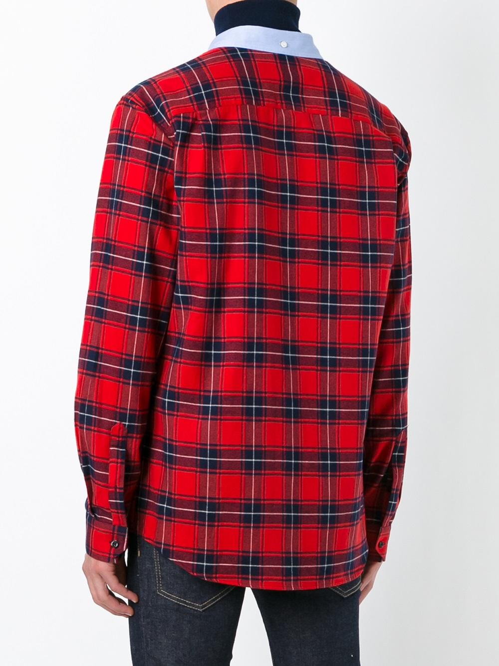 'Clarendon Tartan'格纹衬衫