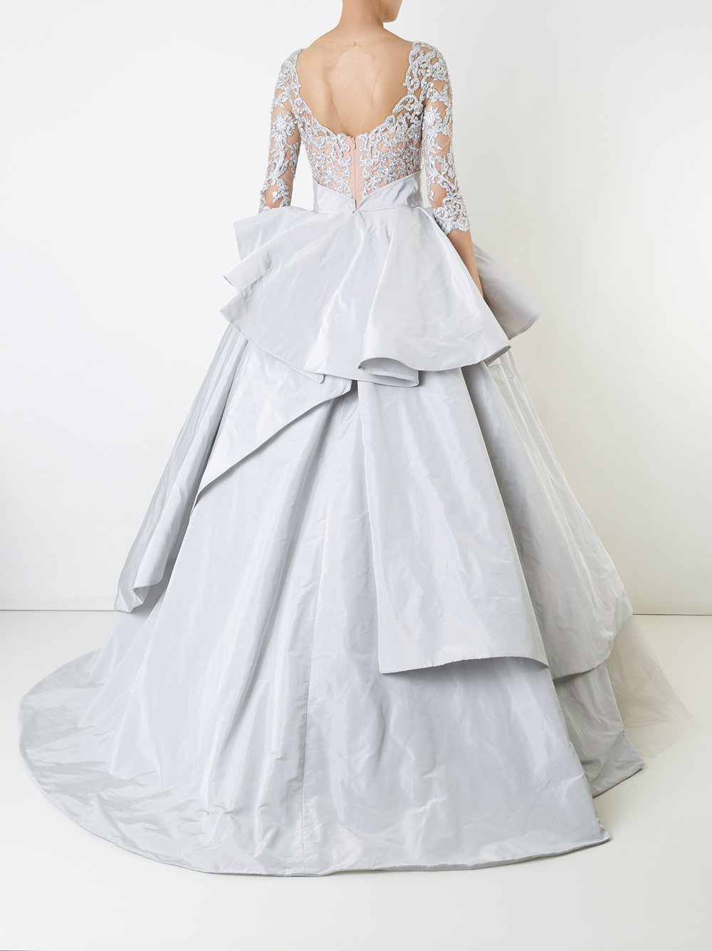 longsleeved ball gown
